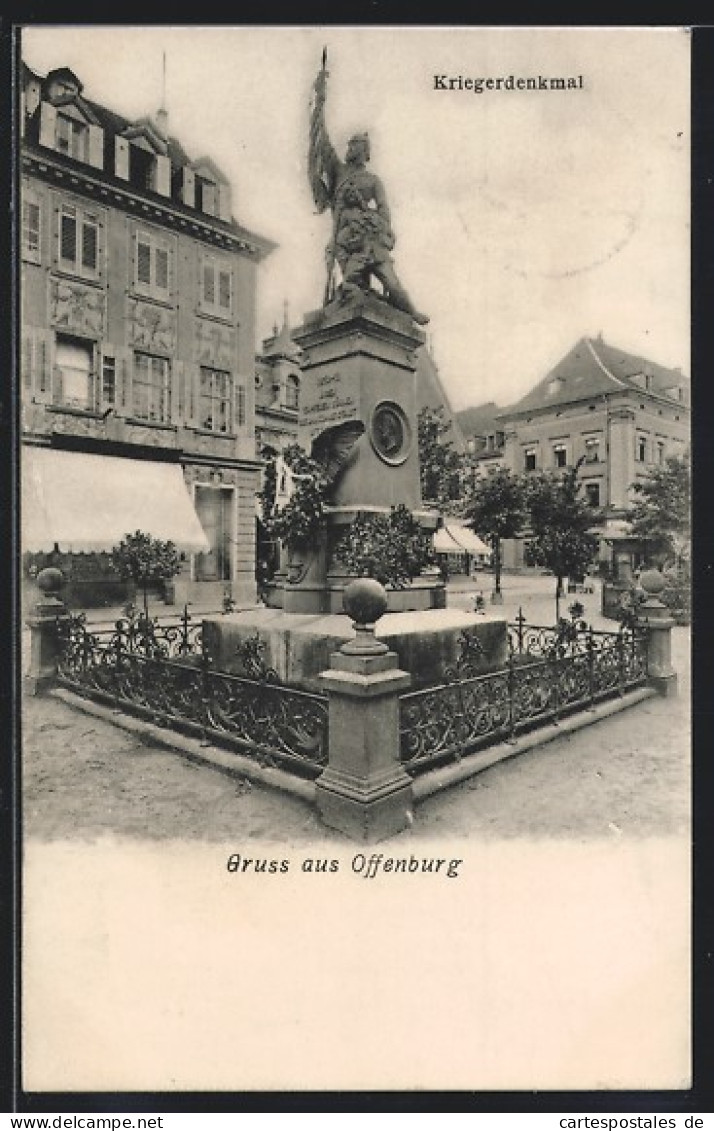 AK Offenburg, Kriegerdenkmal  - Offenburg
