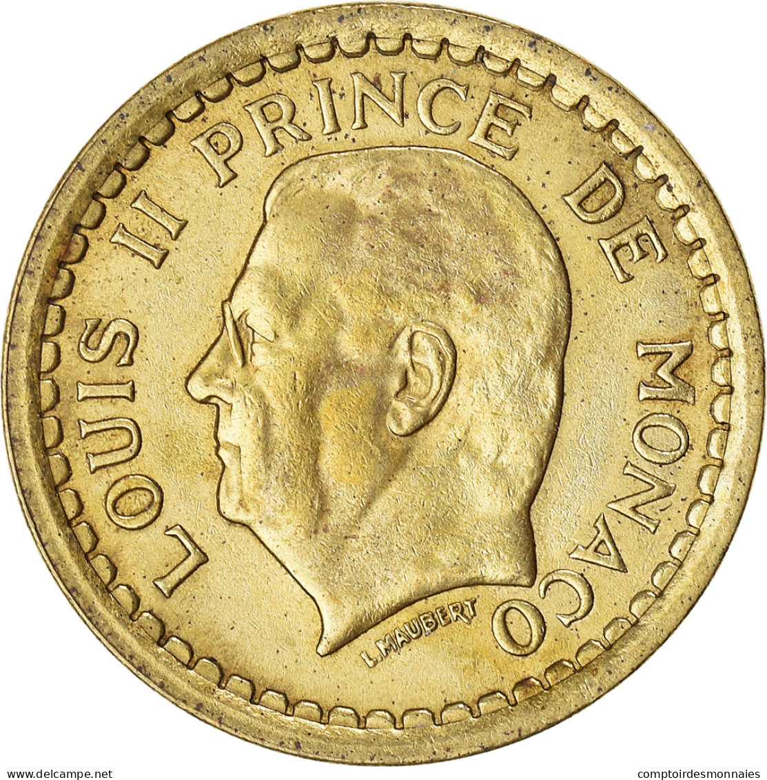 Monnaie, Monaco, Franc, Undated (1943) - 1922-1949 Luigi II