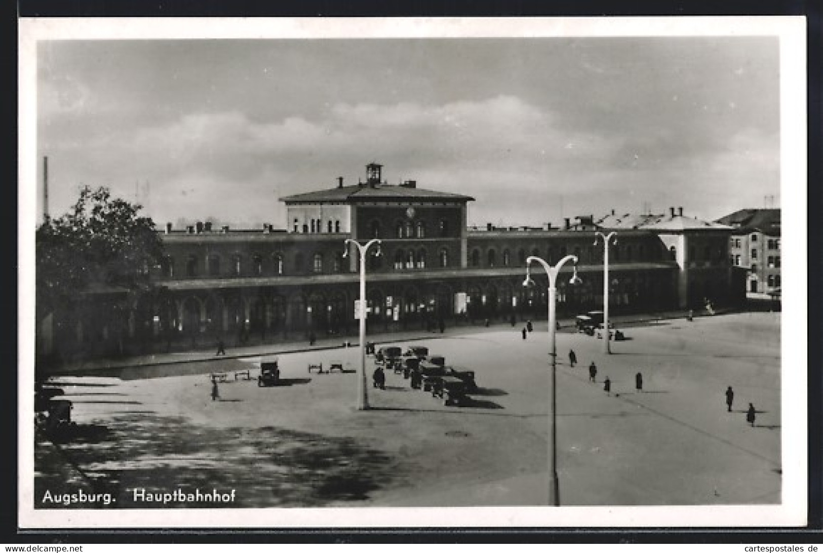 AK Augsburg, Ansicht Vom Hauptbahnhof  - Augsburg