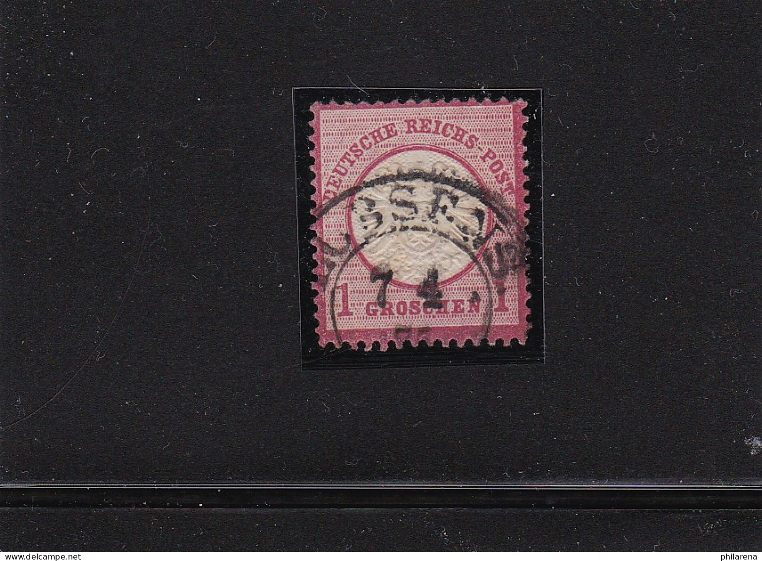 MiNr.19  Plattenfehler, Gestempelt - Befund - Used Stamps