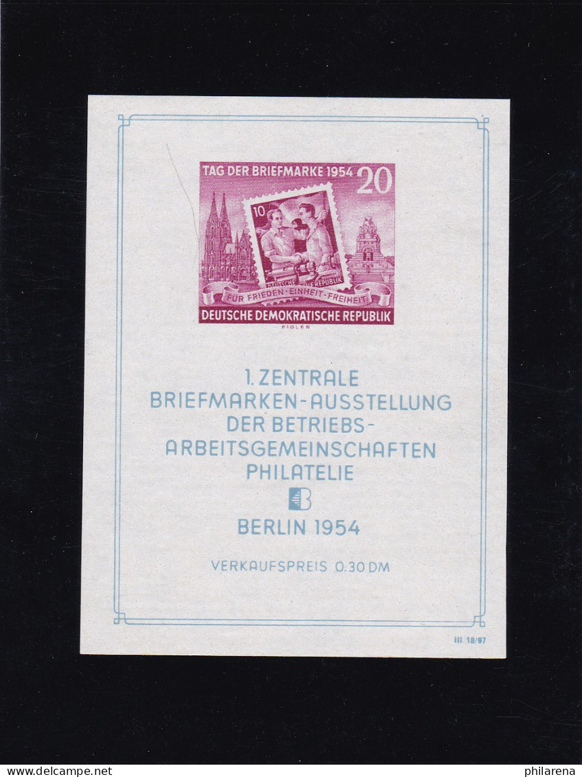 DDR: MiNr. Block 10 XII Z, Postfrisch, BPP Foto Attest - Unused Stamps