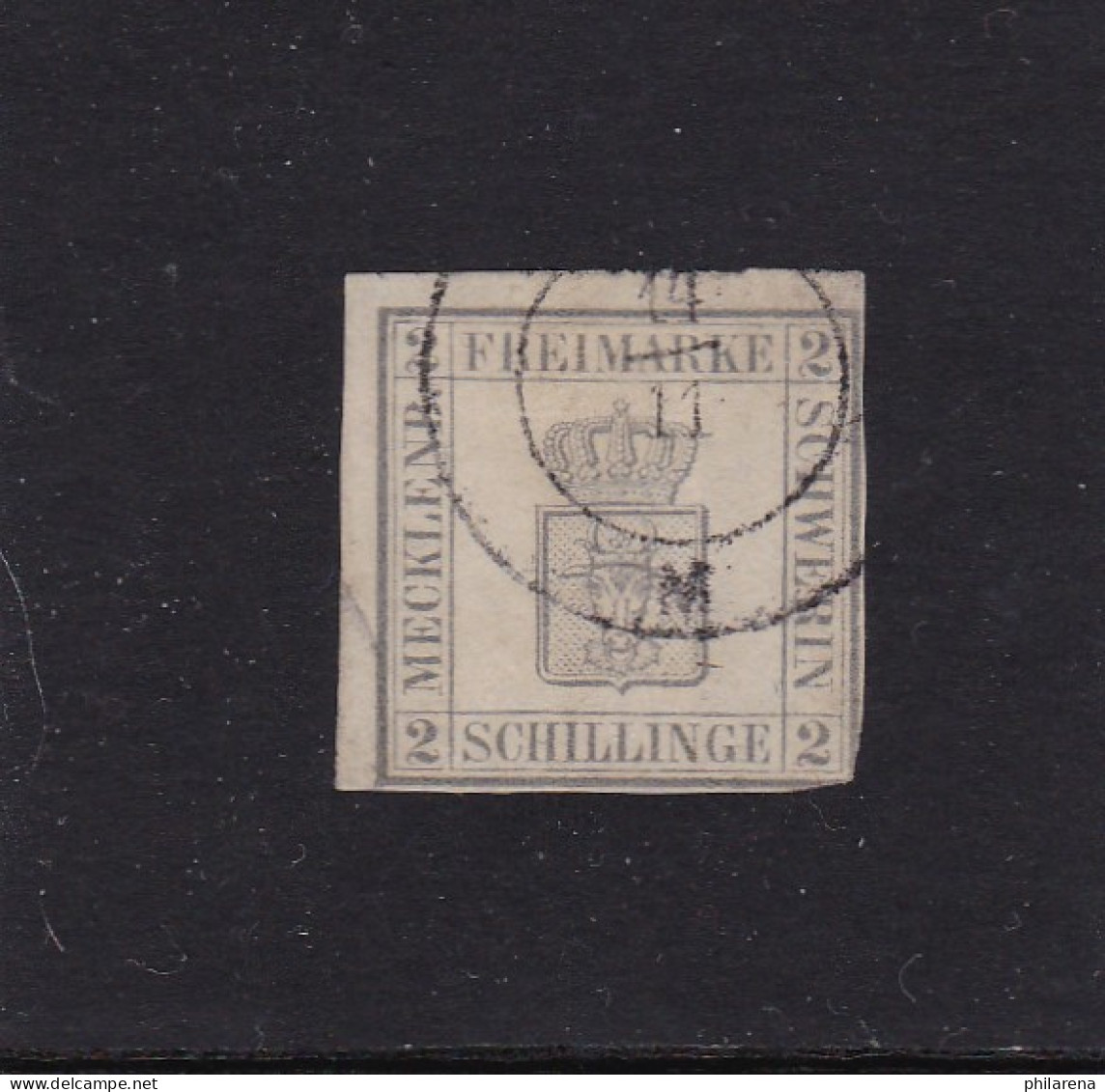Mecklenburg-Schwerin 1867: MiNr. 6b, Gestempelt - Mecklenbourg-Schwerin