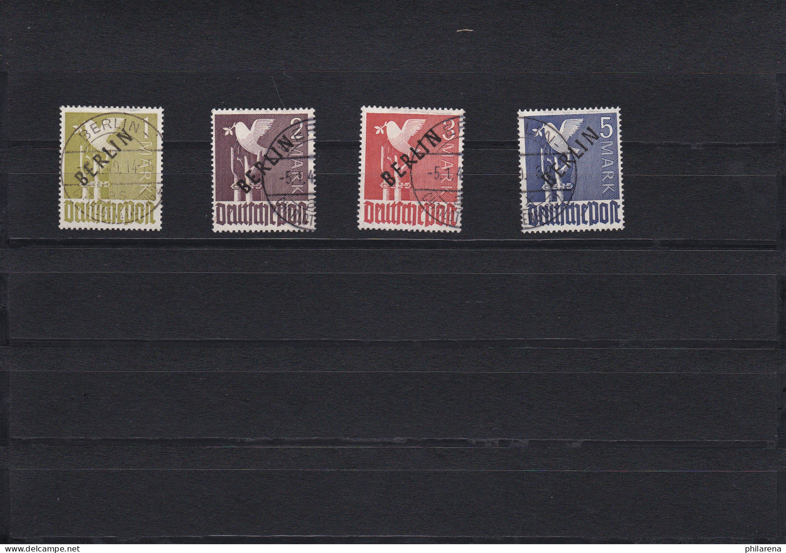 Berlin, MiNr. 17c-20, Gestempelt, BPP Foto Attest - Used Stamps