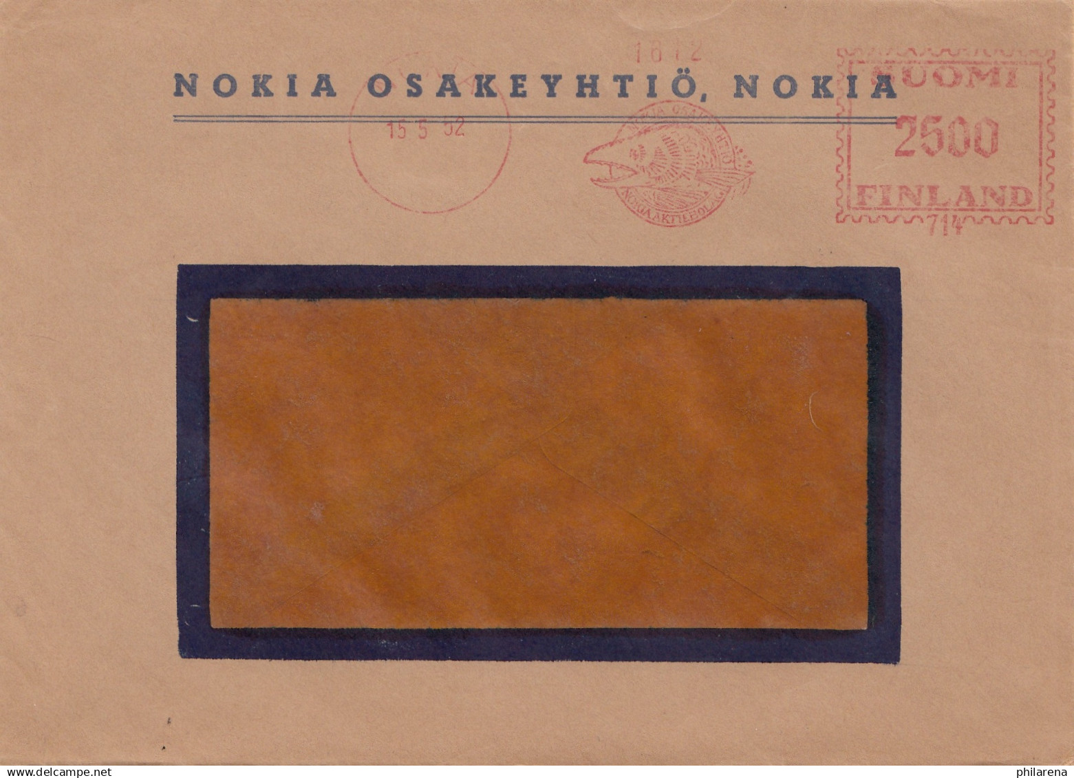 1952: Nokia Freistempel Finland: Fisch - Autres & Non Classés