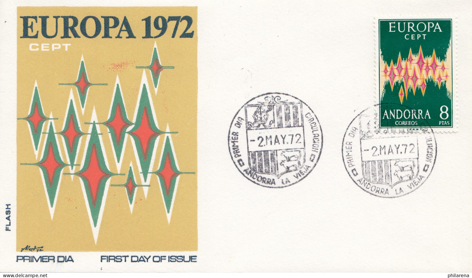 Andorra: 1972: Europa FDC - Sonstige & Ohne Zuordnung