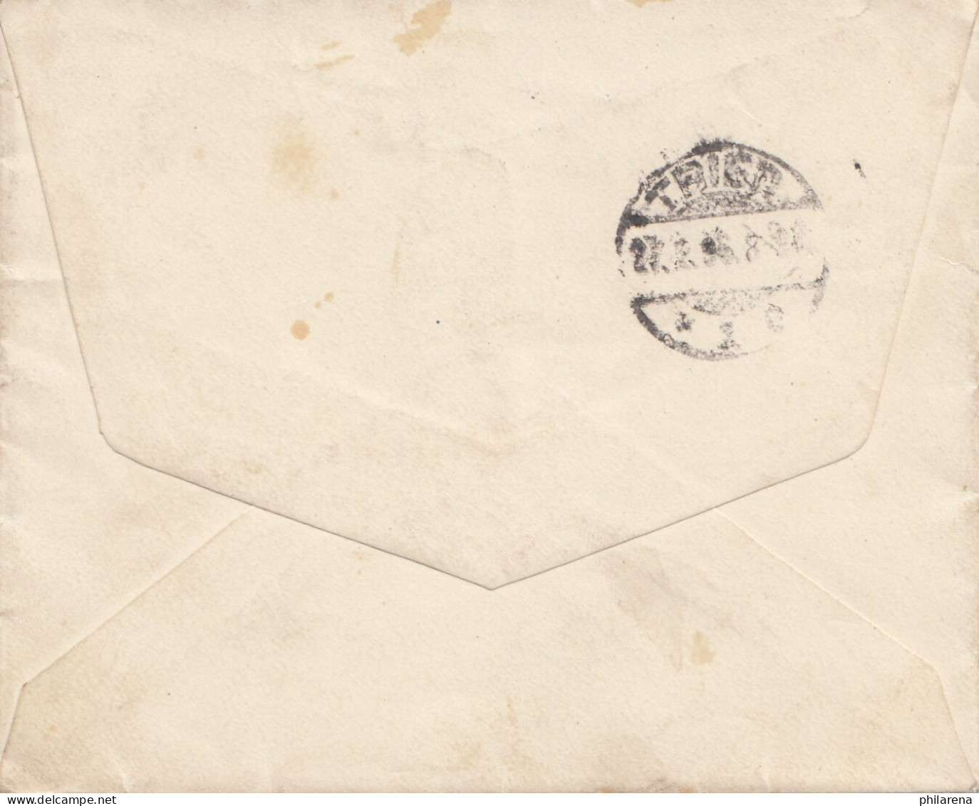 Belgien: 1896: Brief Von Bruxelles Nach Trief - Autres & Non Classés