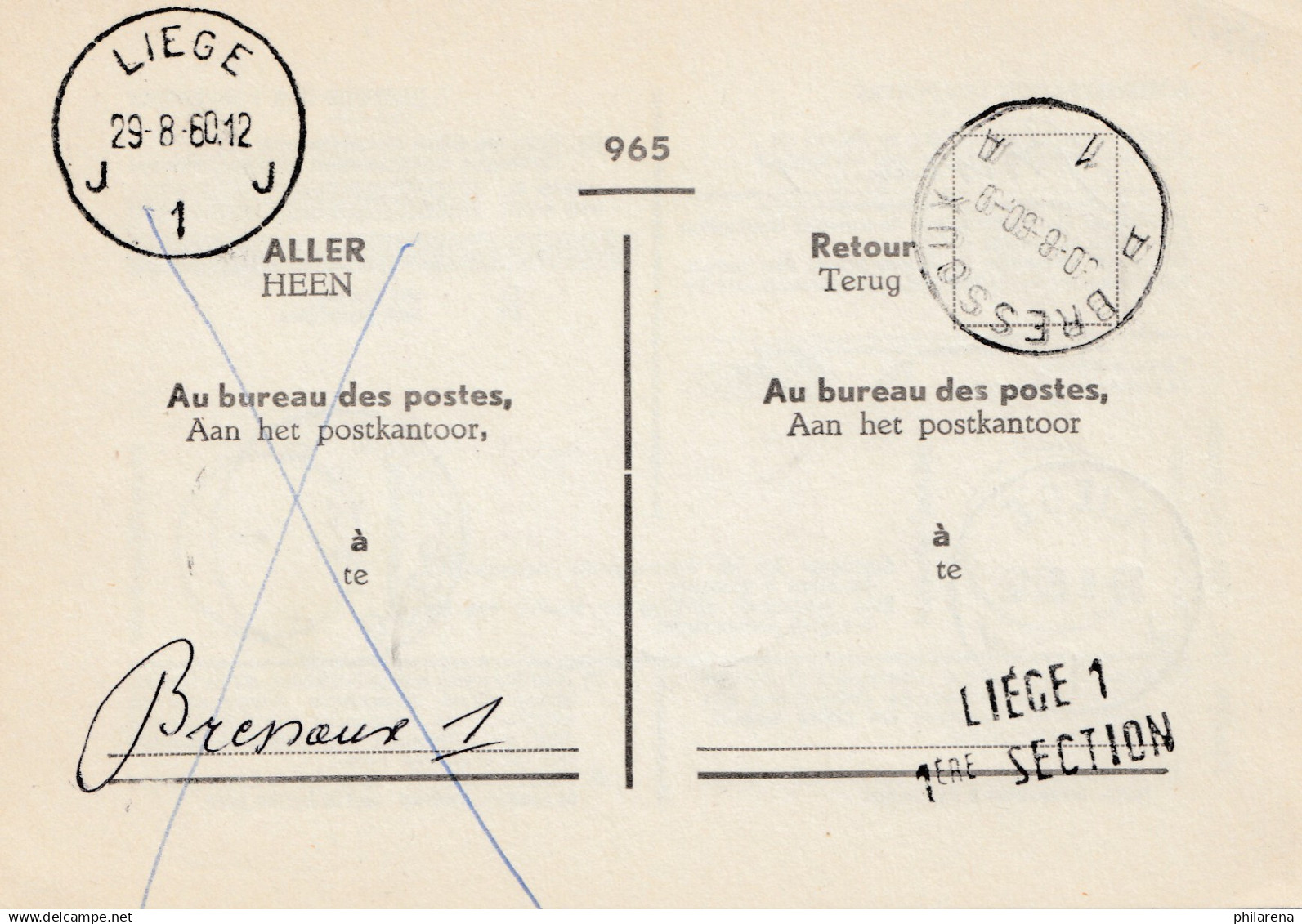 Belgien: 1960: Bressoux Nach Liege - Other & Unclassified