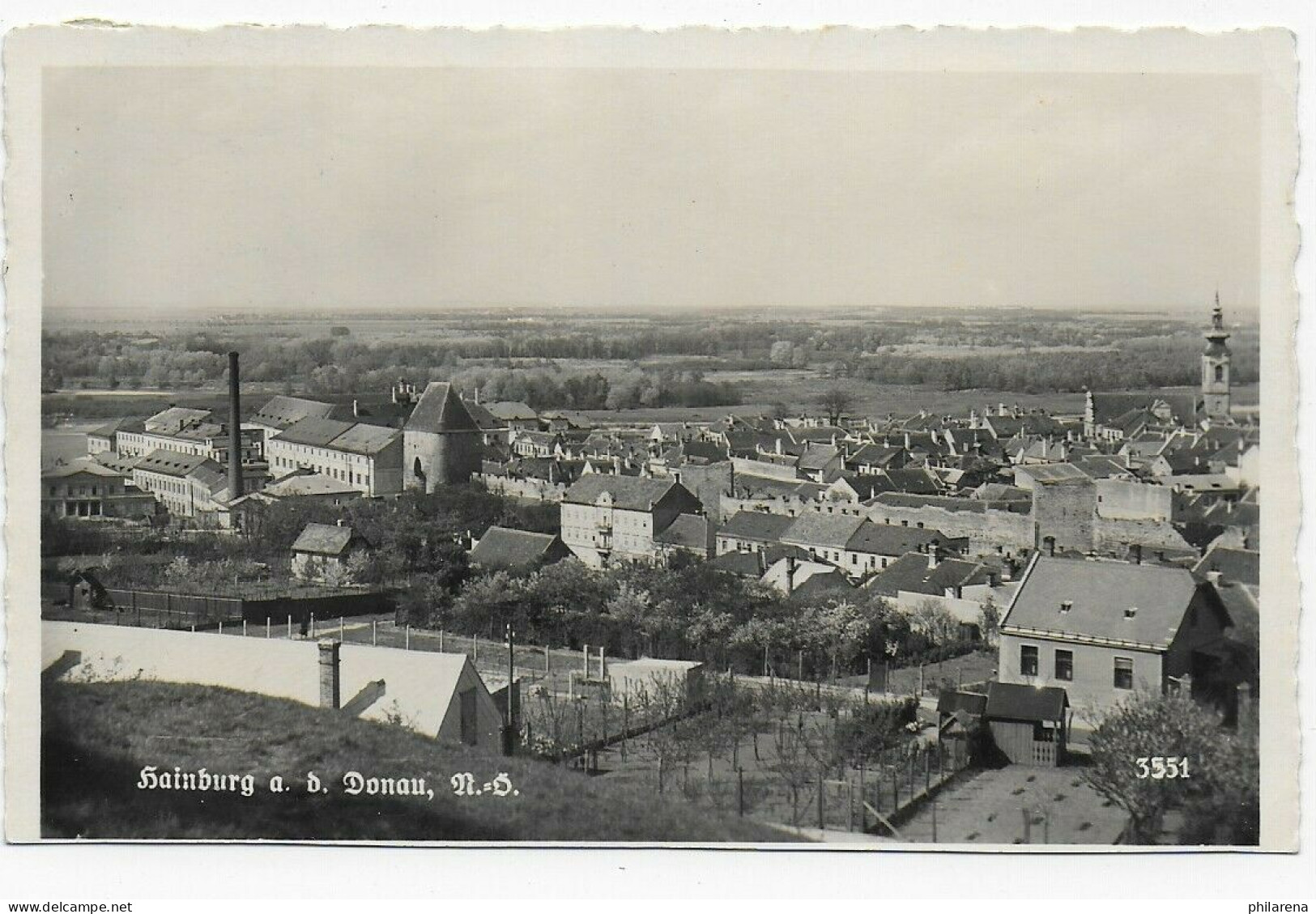Ansichtskarte Hainburg A.d. Donau Mit Sonderstempel 1938 Nach Bratislava - Covers & Documents