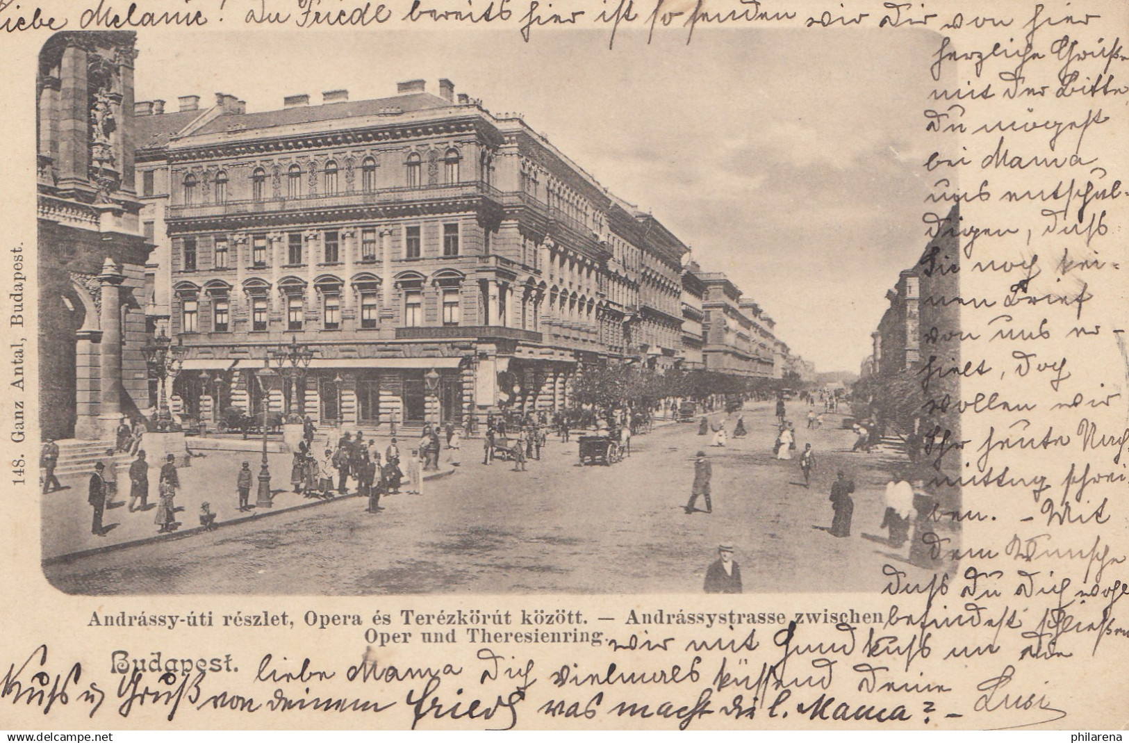 Ungarn: 1902: AK Budapest Oper - Autres & Non Classés