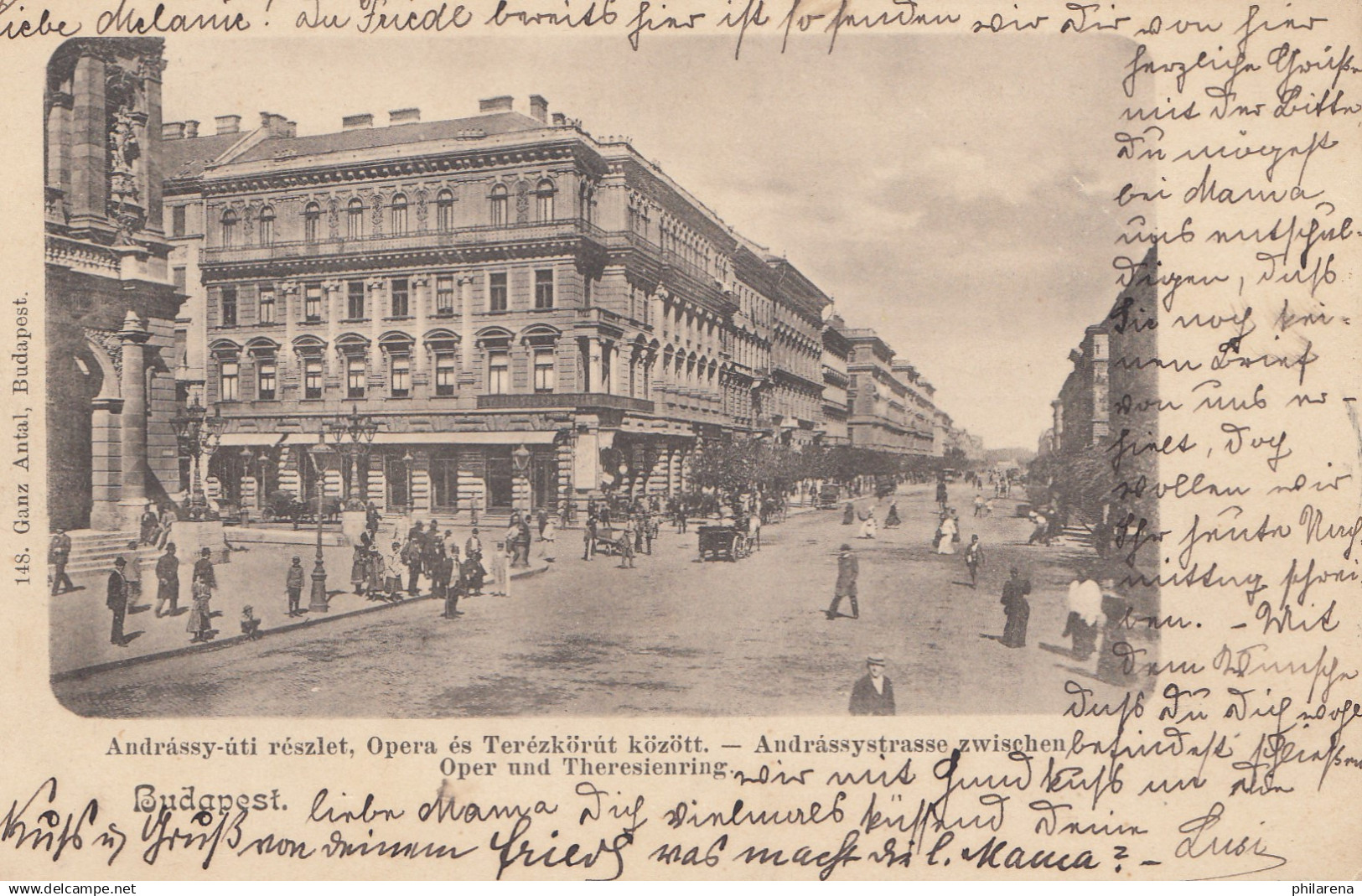 Ungarn: 1902: AK Budapest Oper - Other & Unclassified