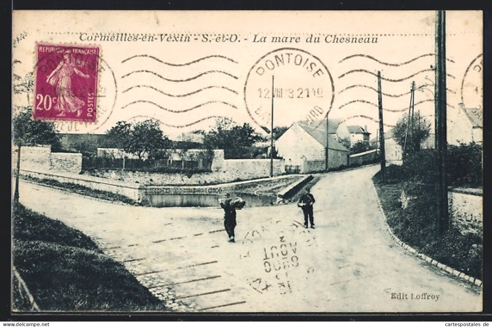 CPA Cormeilles-en-Vexin, La Mare Du Chesneau  - Other & Unclassified
