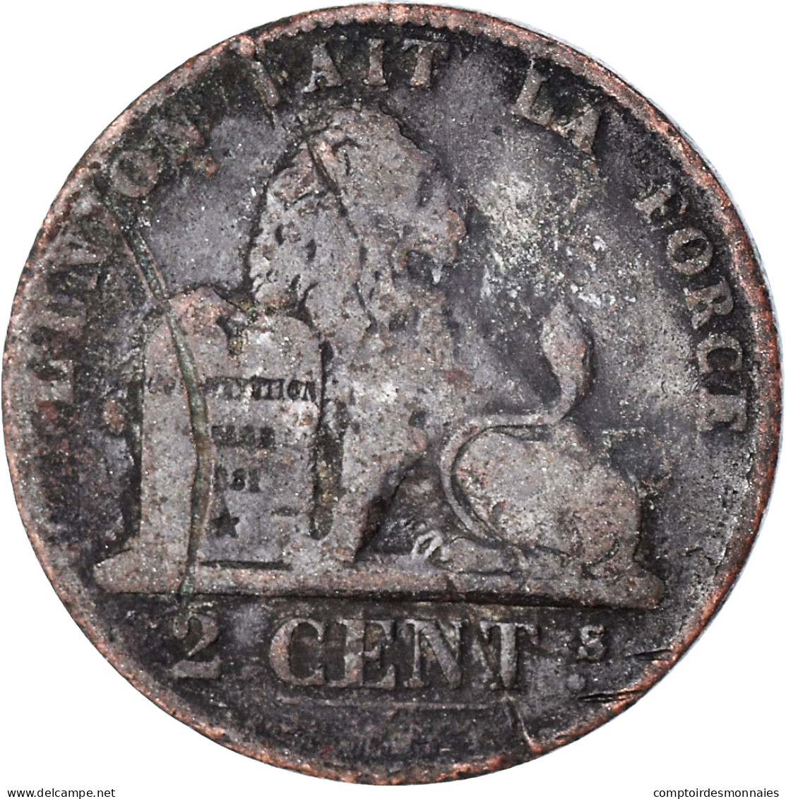 Monnaie, Belgique, 2 Centimes, 1865 - 2 Centimes
