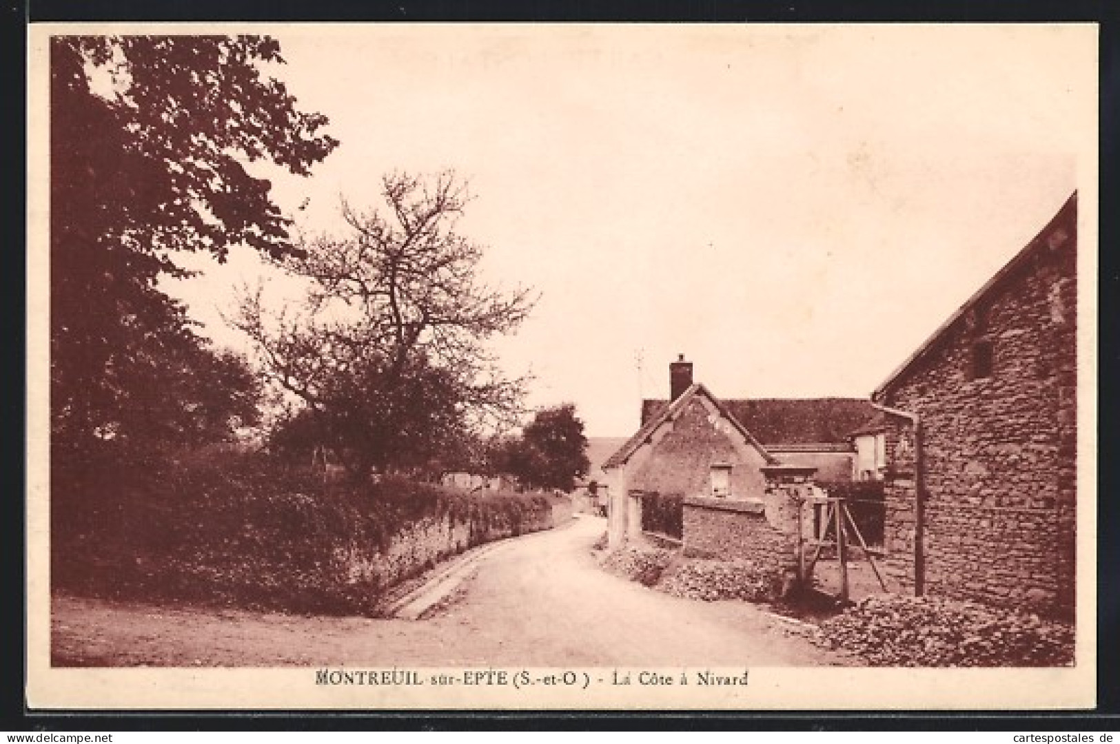 CPA Montreuil-sur-Epte, La Cote à Nivard  - Andere & Zonder Classificatie