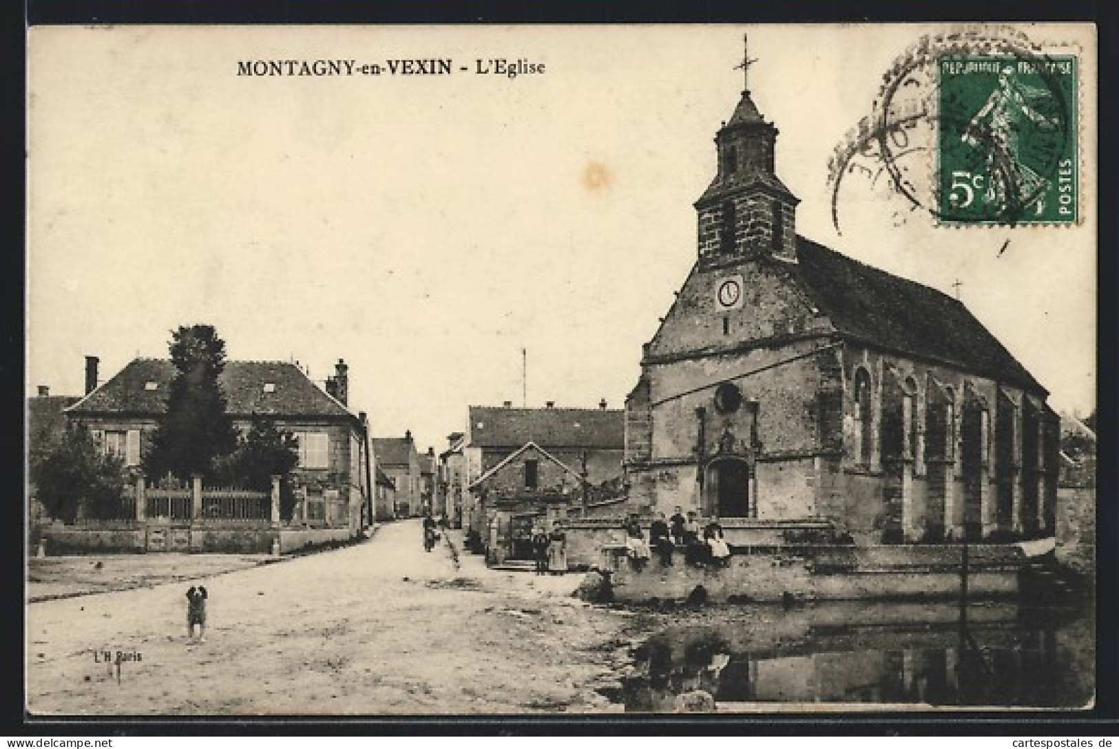 CPA Montagny-en-Vexin, L`Eglise  - Other & Unclassified