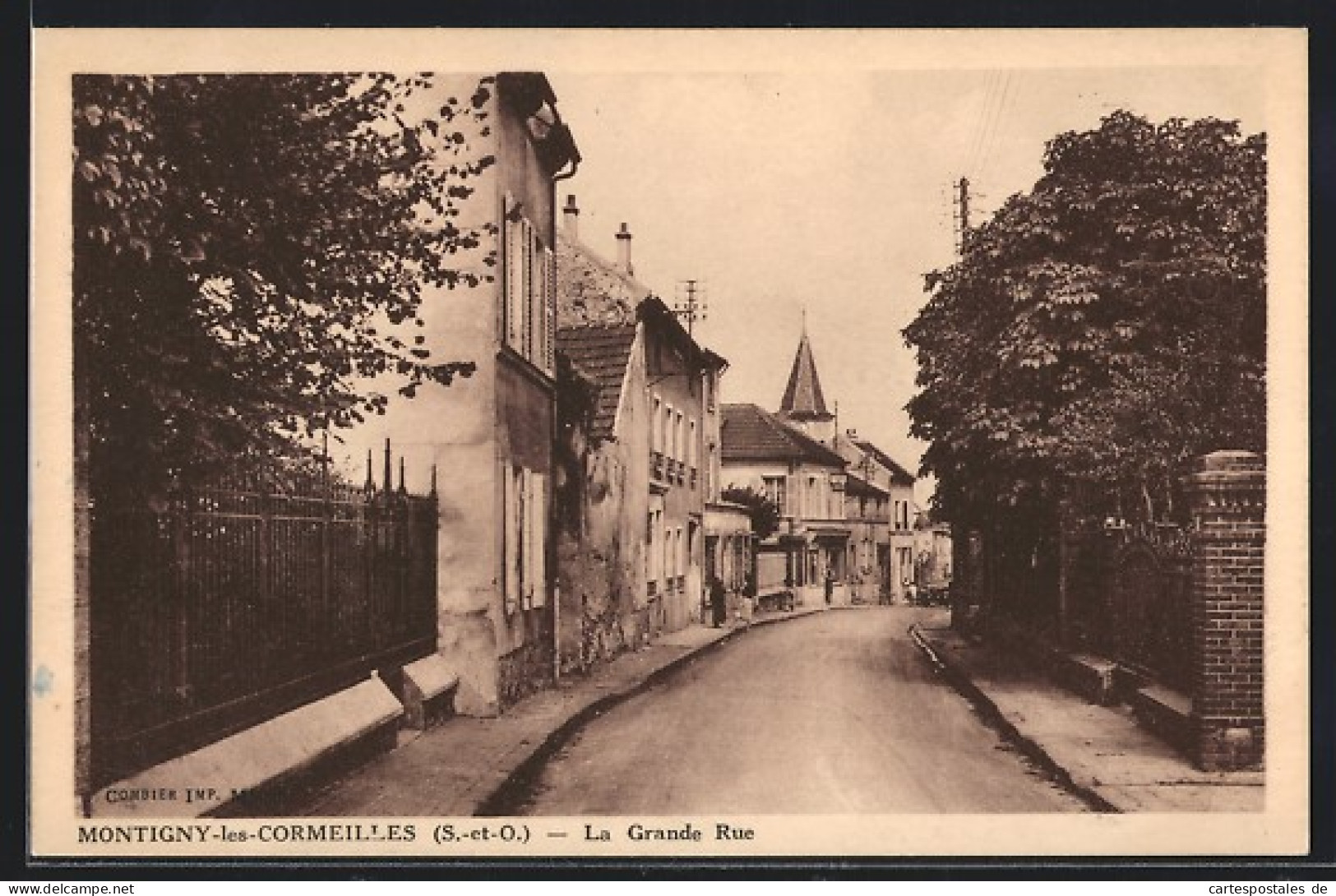 CPA Montigny-les-Cormeilles, La Grande Rue  - Montigny Les Cormeilles