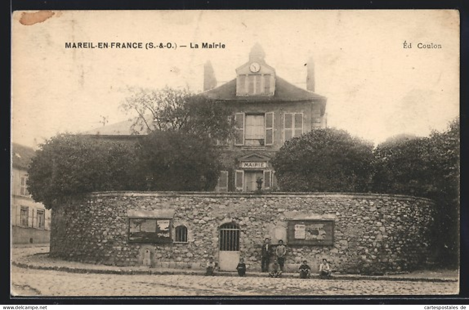 CPA Mareil-en-France, La Mairie  - Other & Unclassified