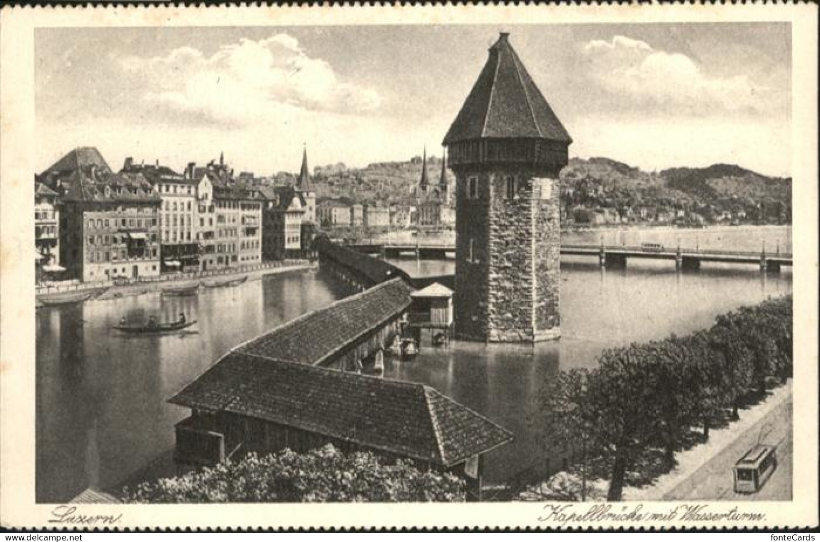 10957191 Luzern LU Kapellbruecke Wasserturm Luzern - Sonstige & Ohne Zuordnung