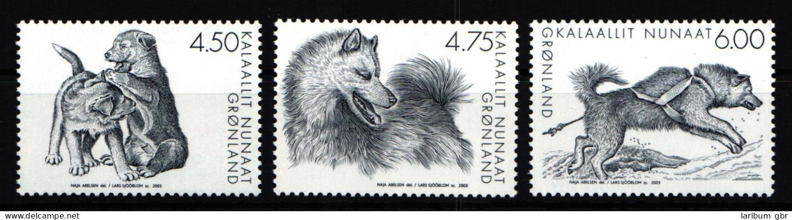 Grönland 393-395 Postfrisch Hunde #KE358 - Sonstige & Ohne Zuordnung