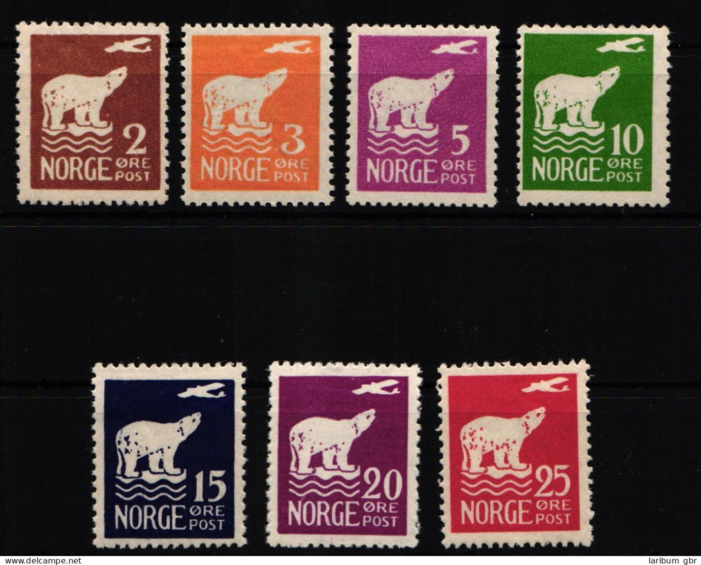 Norwegen 109-115 Postfrisch #KE916 - Other & Unclassified