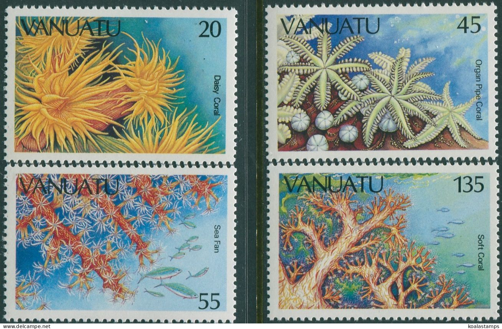 Vanuatu 1986 SG442-445 Marine Life Set MNH - Vanuatu (1980-...)