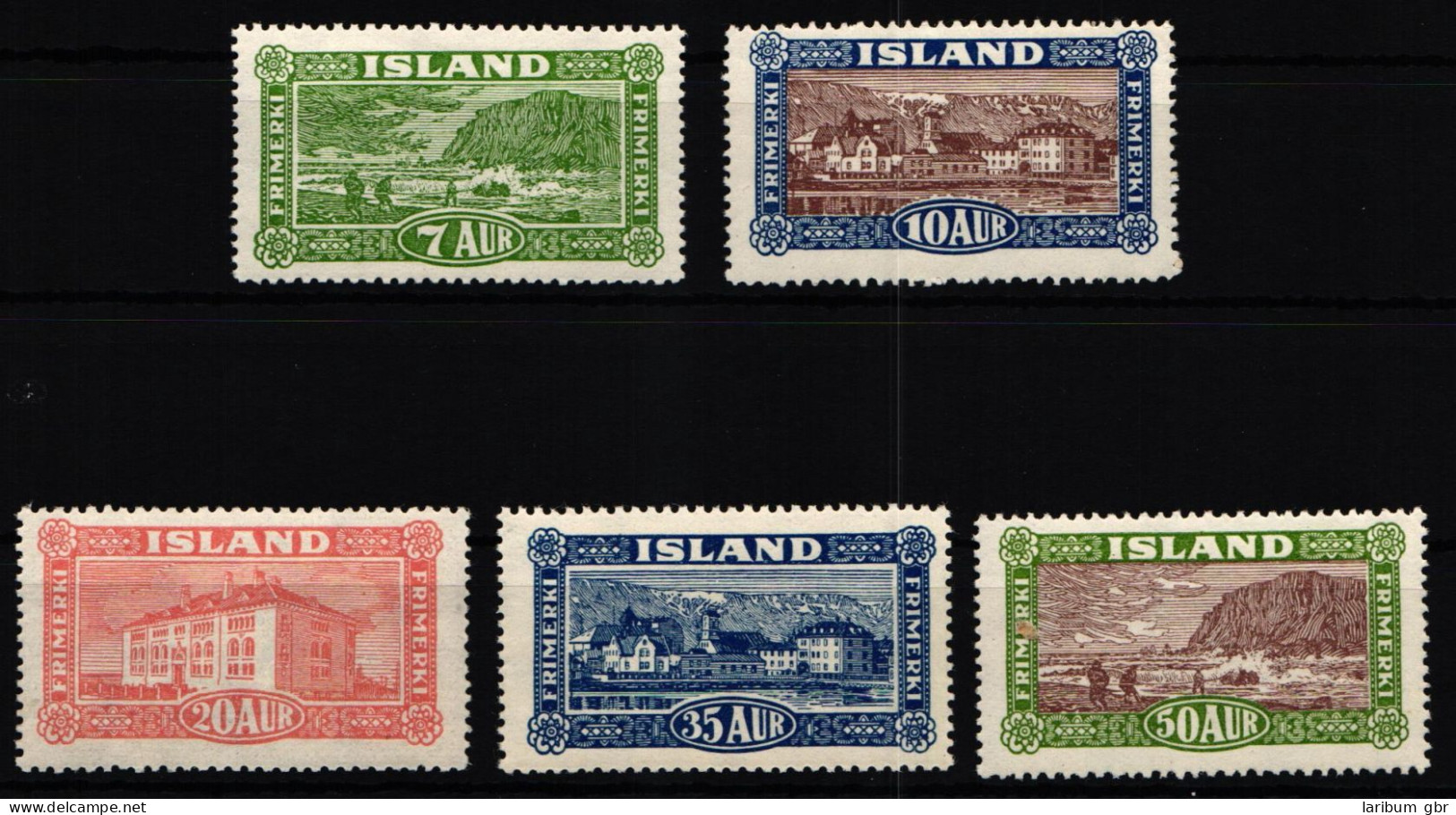 Island 114-118 Postfrisch #KE281 - Other & Unclassified