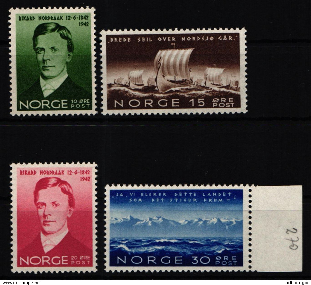 Norwegen 267-270 Postfrisch #KE961 - Other & Unclassified