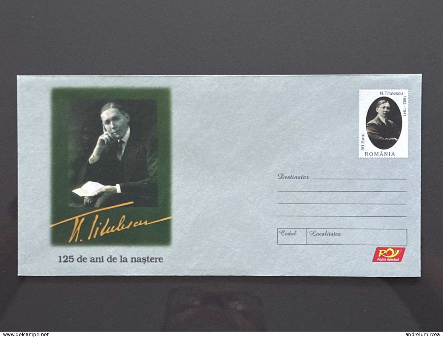 Cod 011/2007  Nicolae Titulescu - Postal Stationery