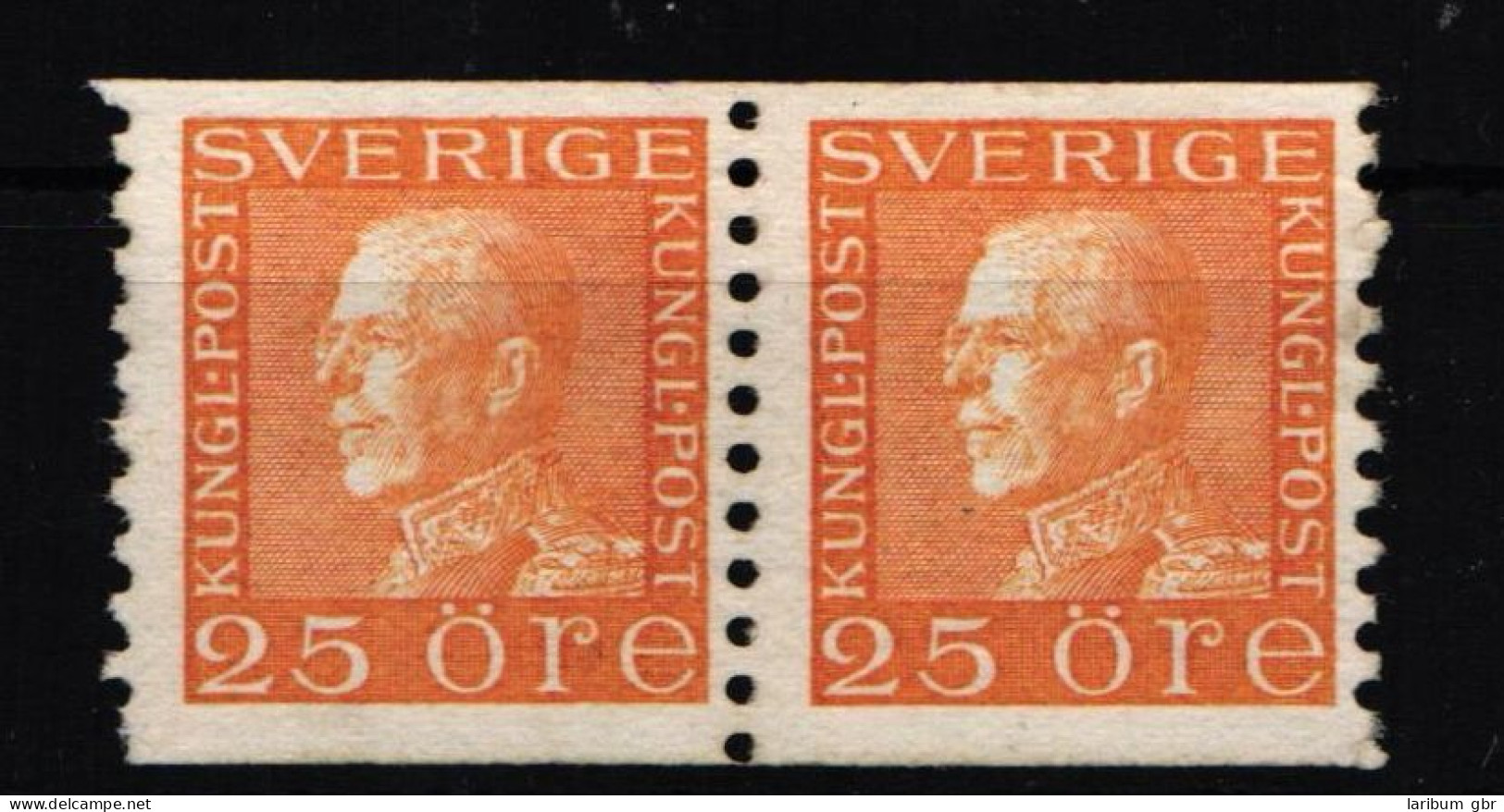 Schweden 186 II W A Postfrisch Als Paar #KF178 - Autres & Non Classés