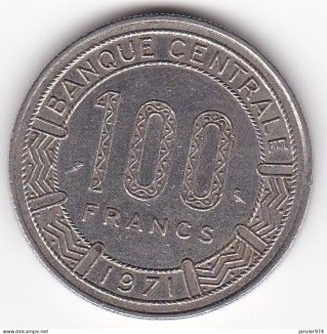 Republique Fédérale Du Cameroun. 100 Francs 1971 , En Nickel . KM# 15 - Cameroun
