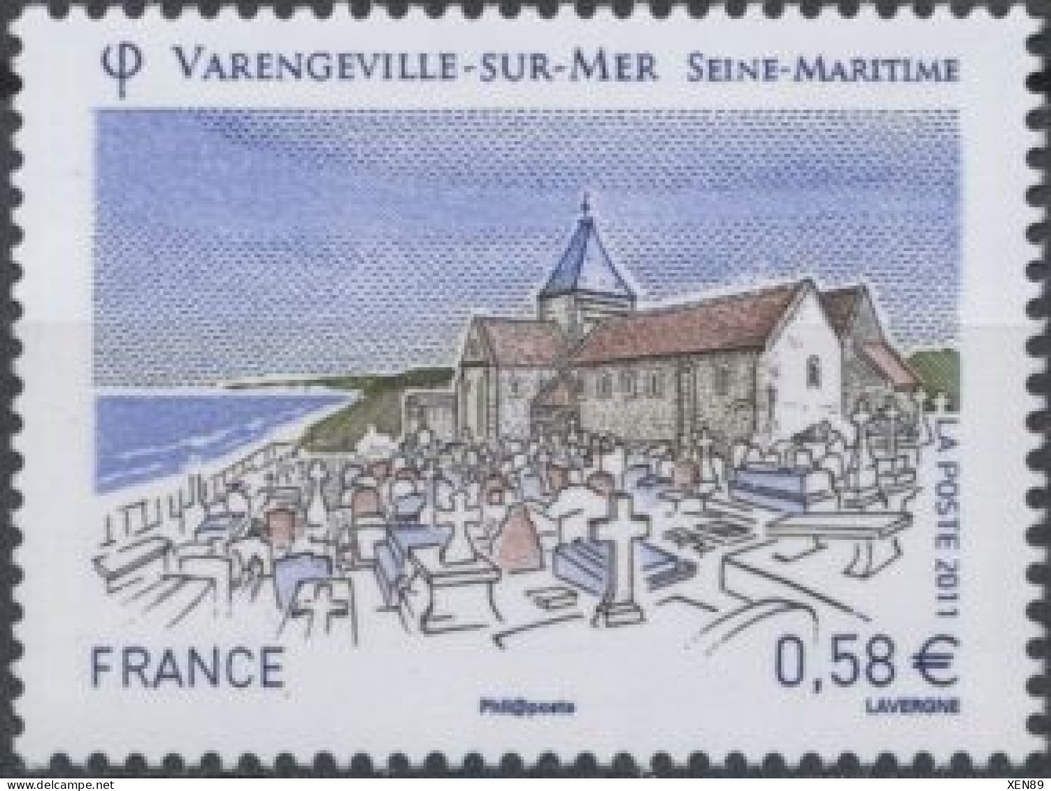 2011 - 4562 - Série Touristique - Varengeville-sur-Mer - Unused Stamps