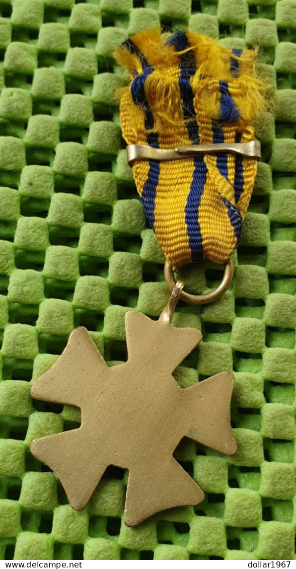 Medaile   :  Avondvierdaagse 5 NWB Met Emaille + Nr7  -  Original Foto  !!  Medallion  Dutch . - Other & Unclassified