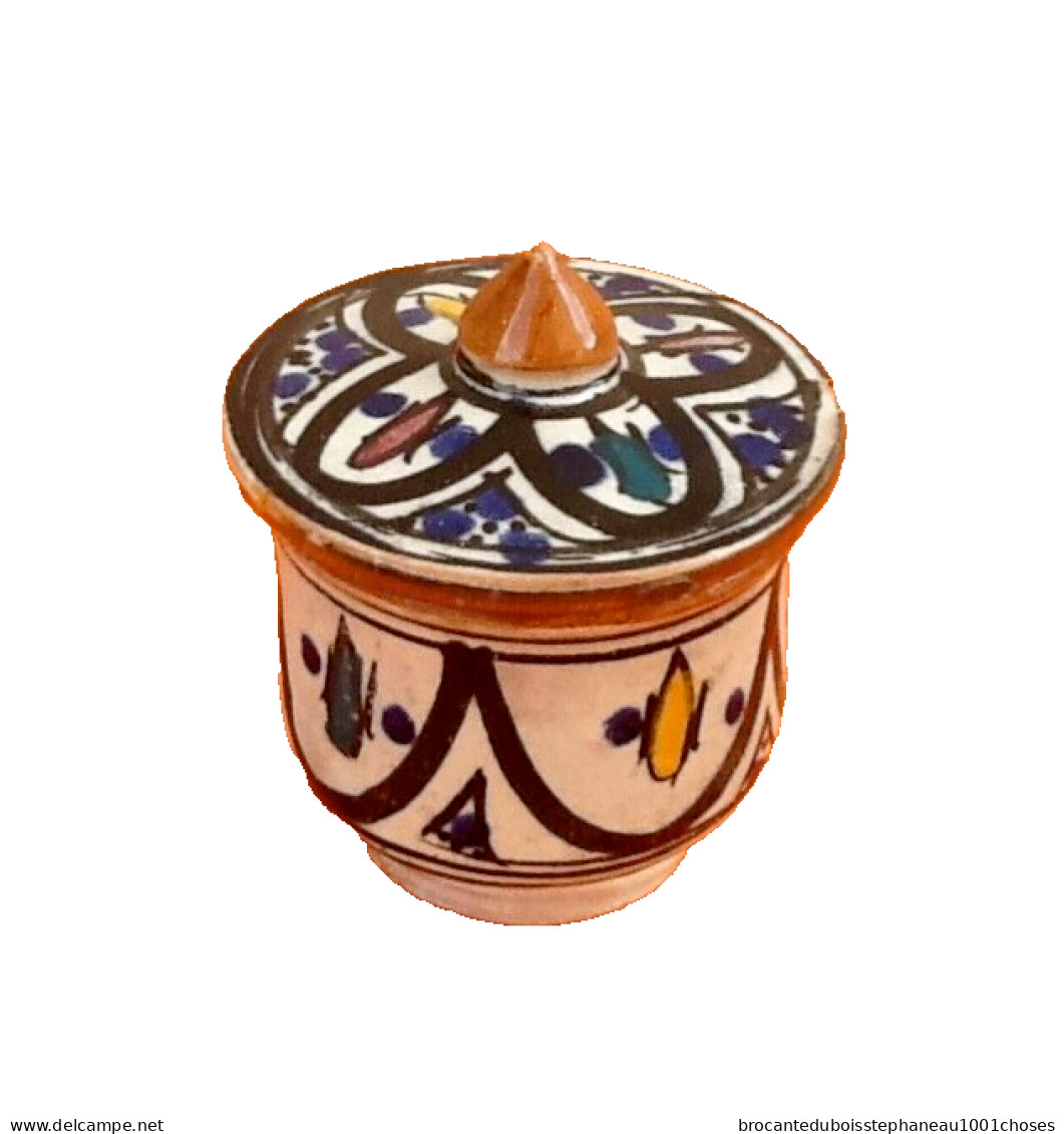 Années 1930-1940   Pot Couvert (petit Modèle)   Poterie Traditionnelle (Maroc) - Other & Unclassified