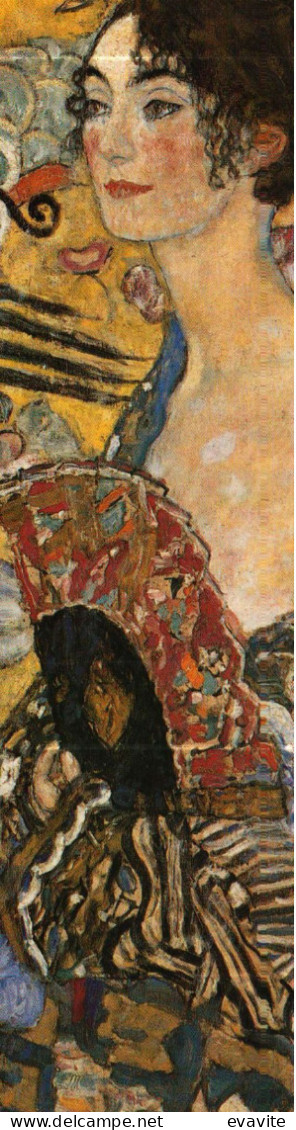 Marque-Pages  - 1996 Flammarion 4 -   Gustav Klimt  -   La Dame à L'Eventail - Segnalibri