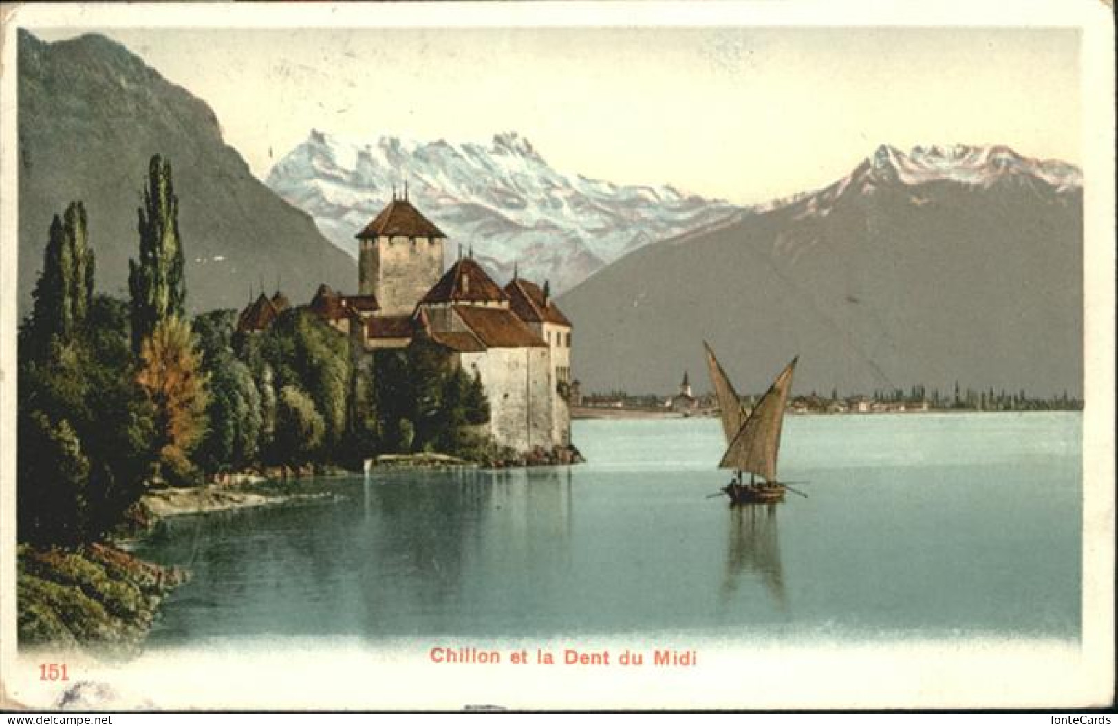 10956881 Montreux VD Chillon La Dent Du Midi Montreux - Other & Unclassified