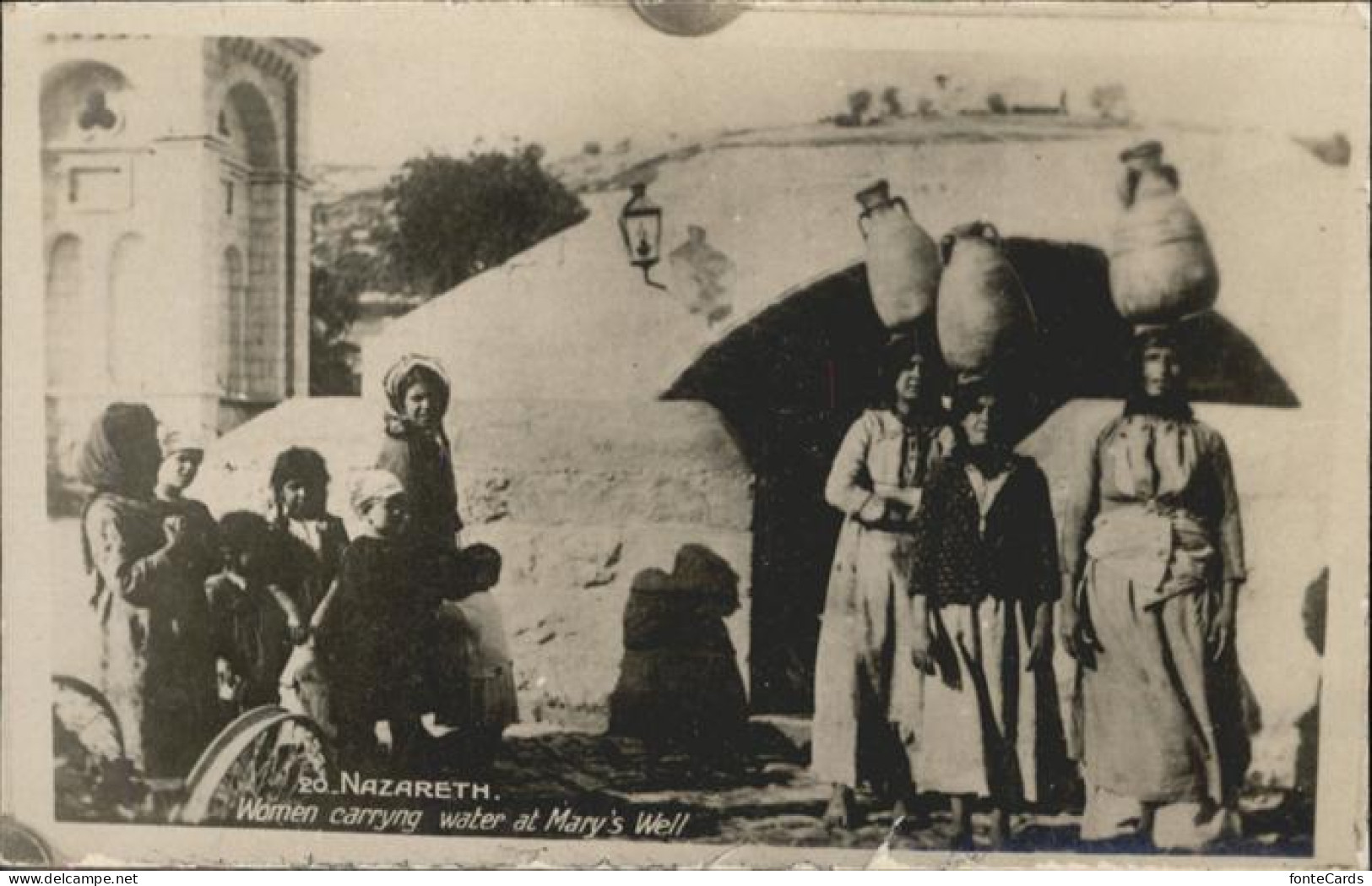 10956838 Nazareth Israel Women Carryng Water Marys Well  - Israel
