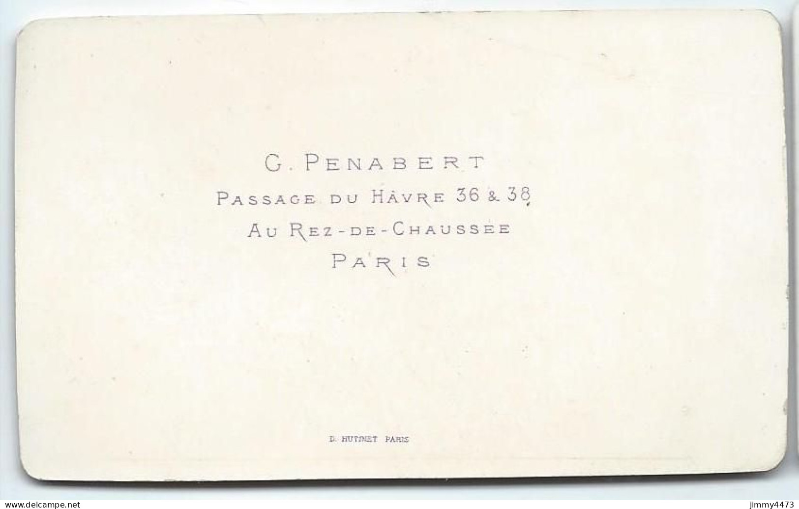 CARTE CDV - Phot-Edit. G. Penabert Paris - Portrait D'un Bébé, à Identifier - Tirage Aluminé 19 ème - Antiche (ante 1900)