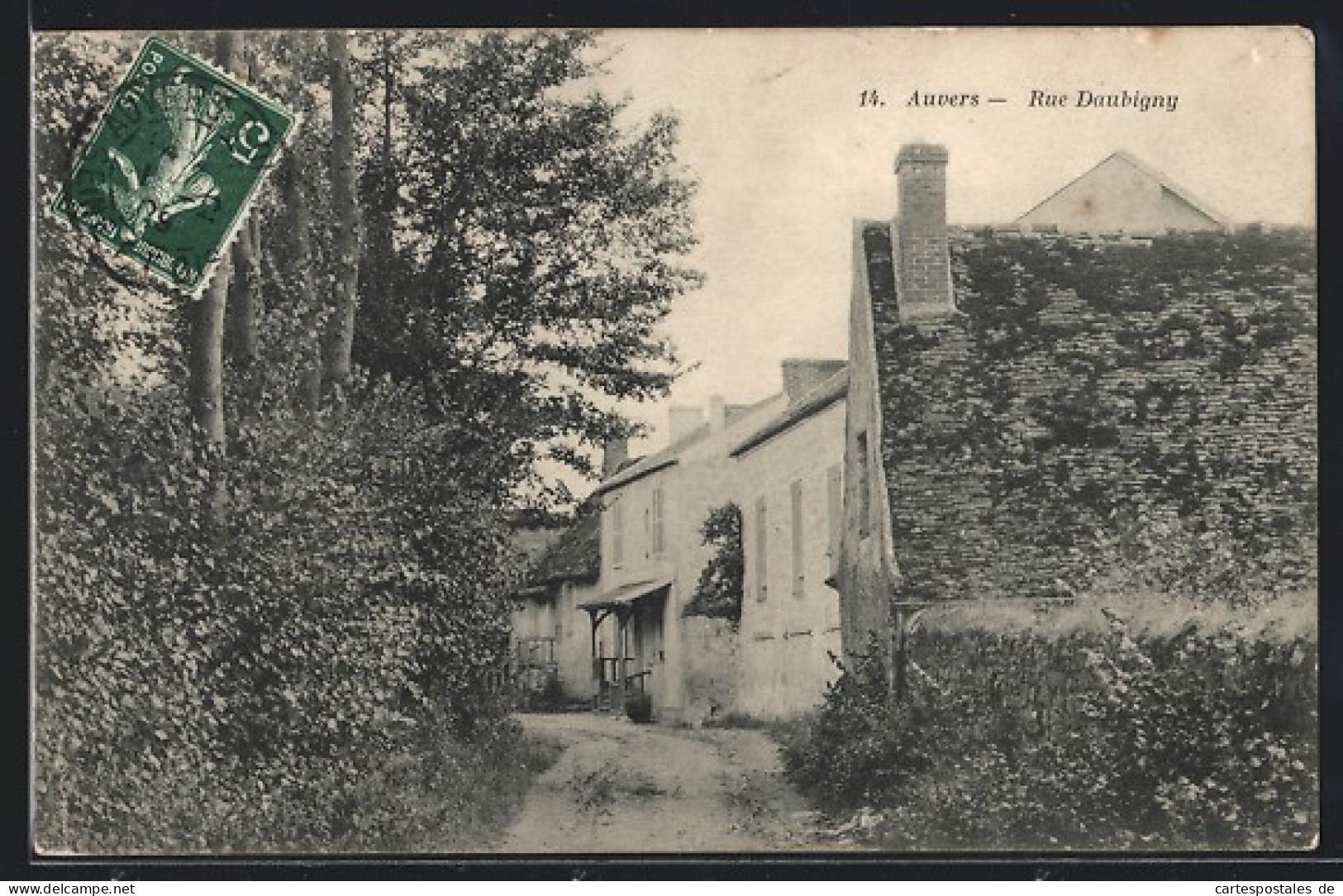 CPA Auvers, Rue Daubigny  - Other & Unclassified