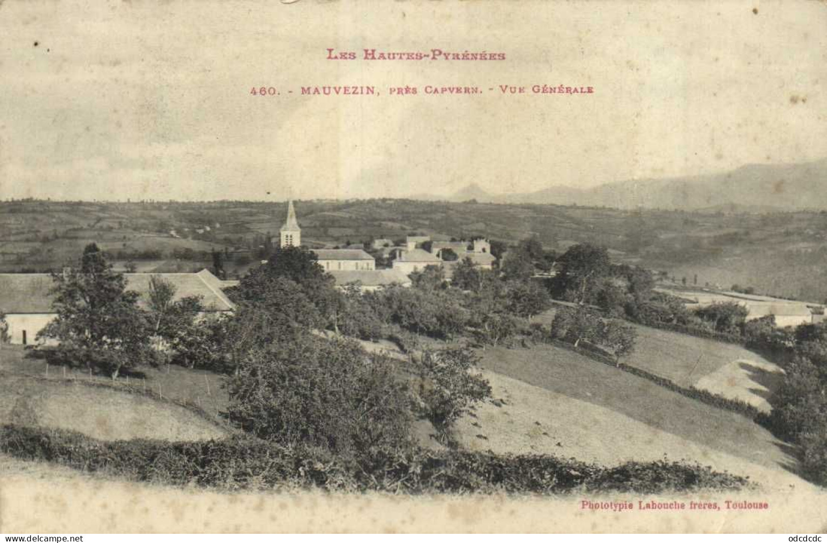 Les Hautes Pyrénées MAUCEZIN Près Capvern Vue Générale Labouche RV - Altri & Non Classificati