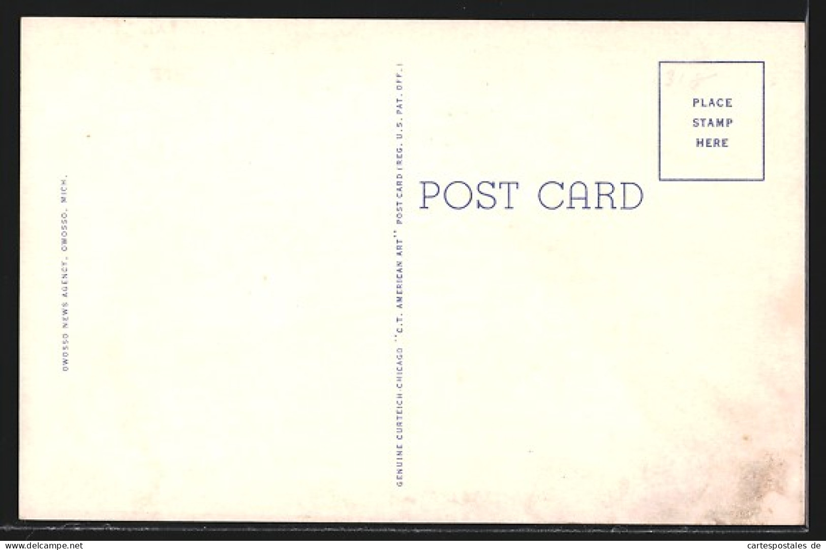 AK Owosso, MI, Post Office  - Andere & Zonder Classificatie