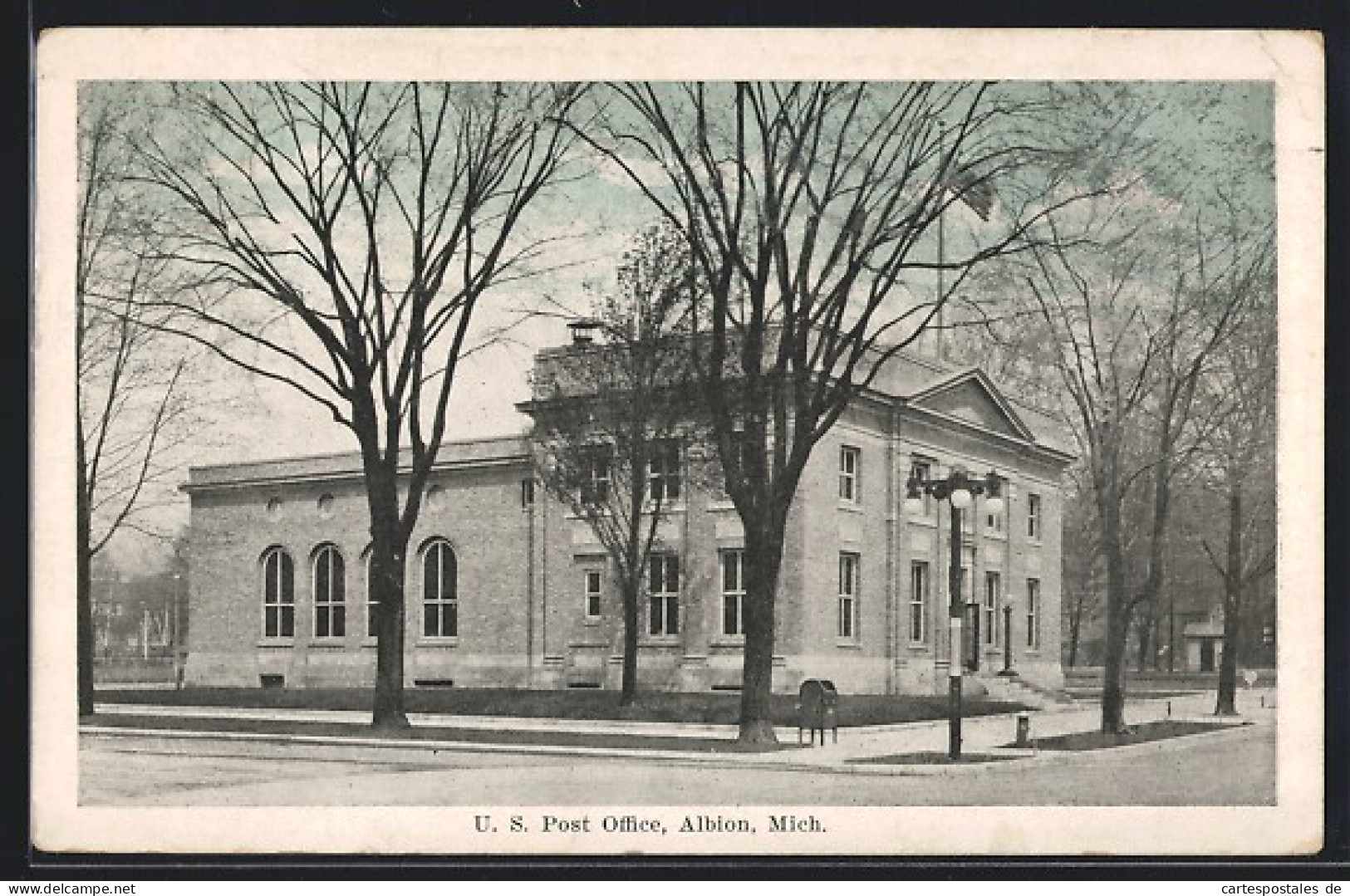 AK Albion, MI, U. S. Post Office  - Autres & Non Classés