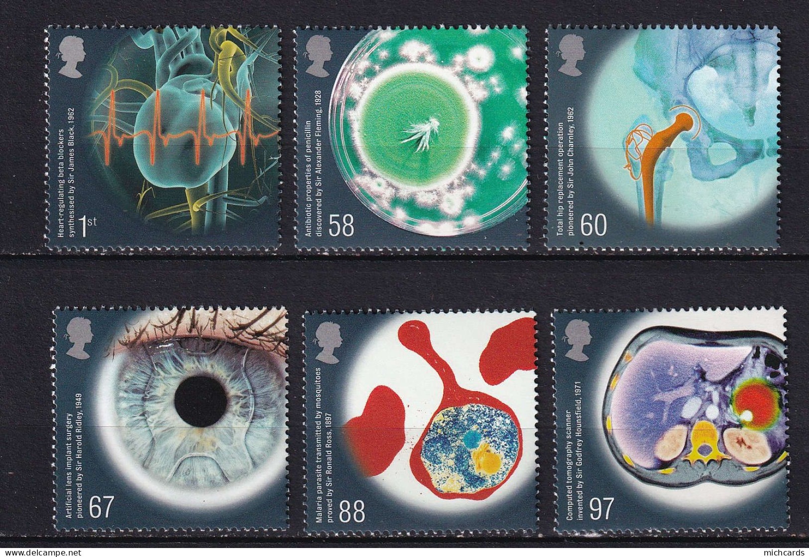 195 GRANDE BRETAGNE 2010 - Y&T 3382/87 - Grande Decouverte Medicale - Neuf ** (MNH) Sans Charniere - Unused Stamps