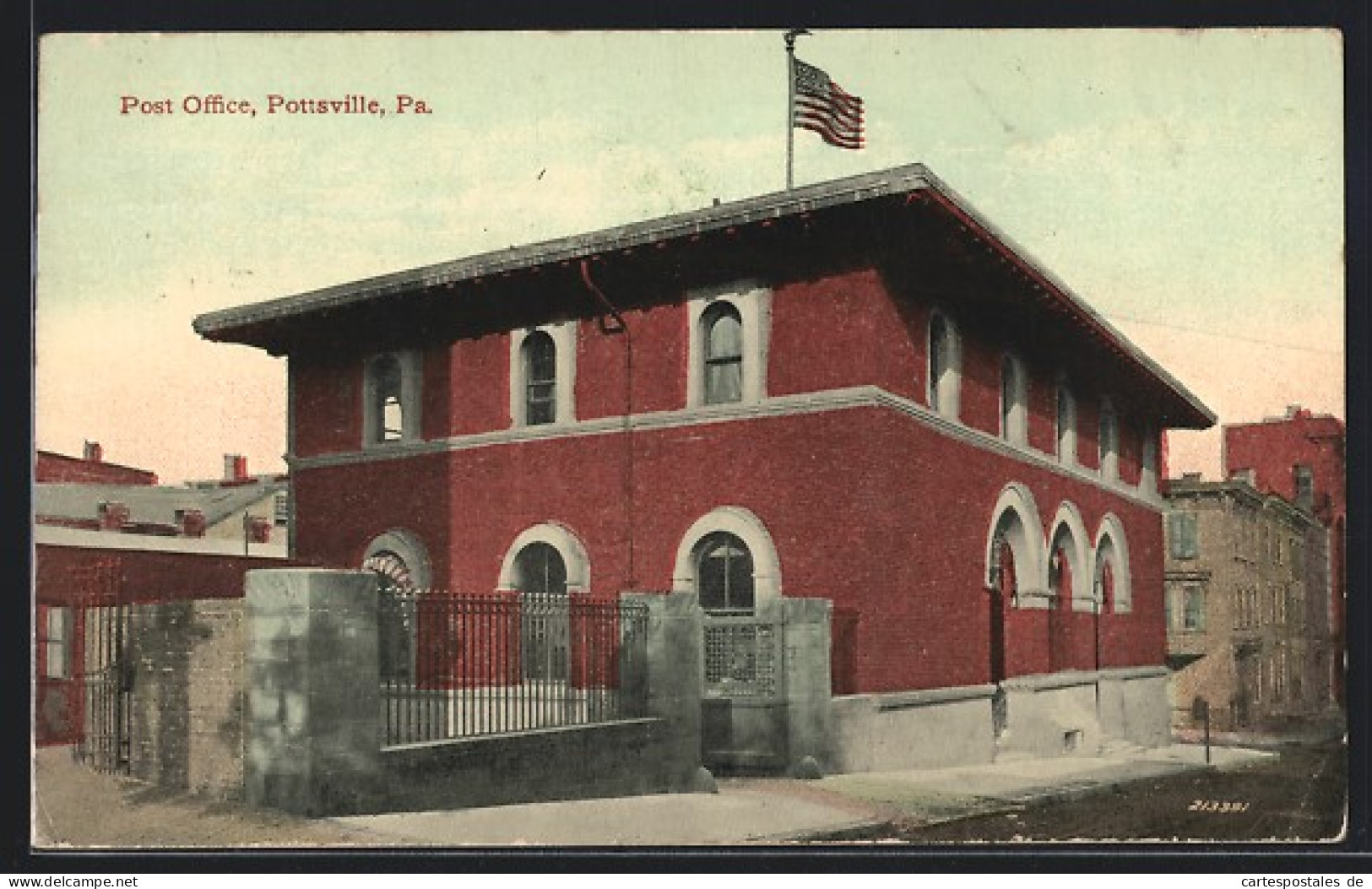 AK Pottsville, PA, Post Office  - Autres & Non Classés