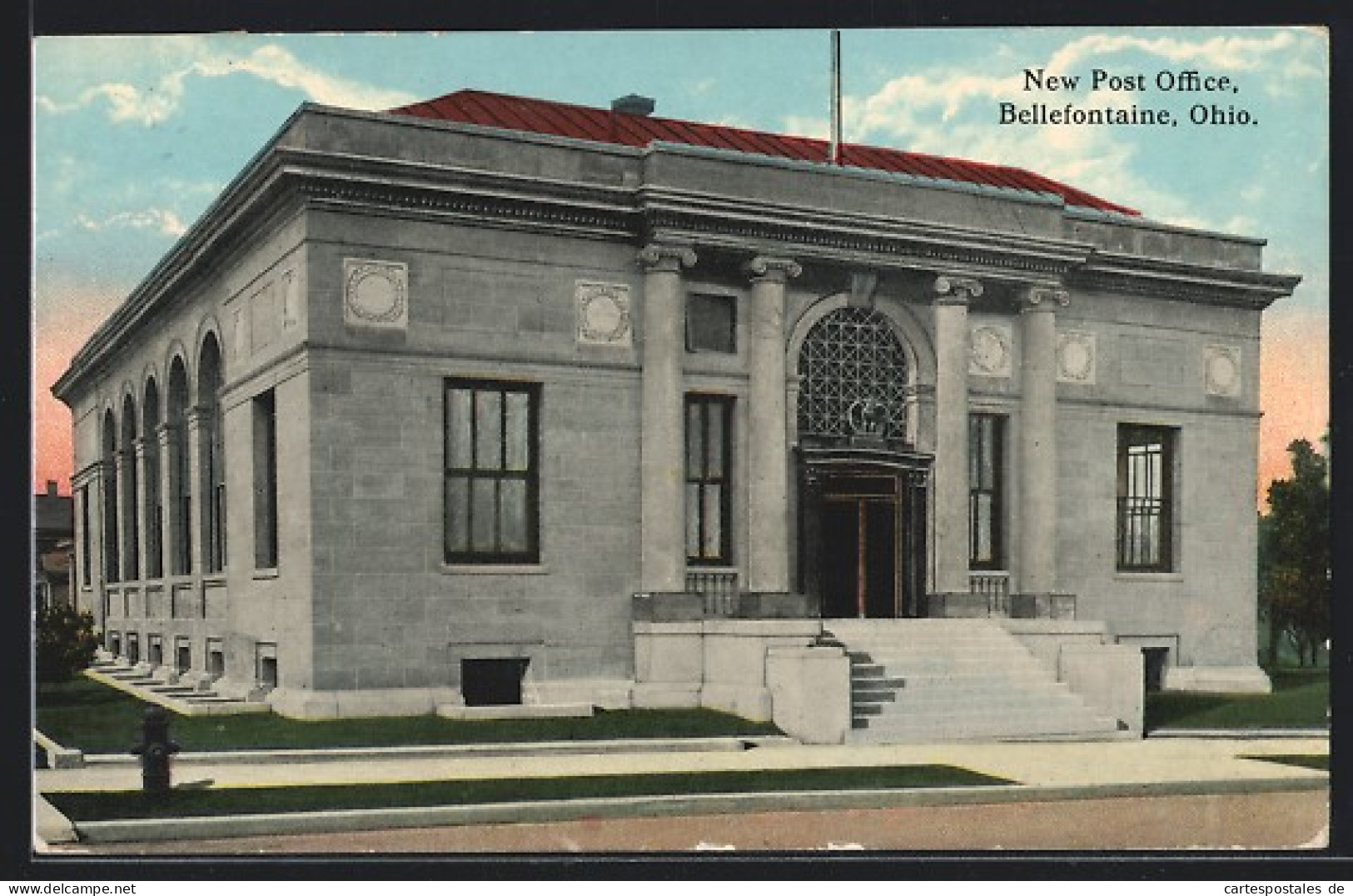 AK Bellefontaine, OH, New Post Office  - Andere & Zonder Classificatie