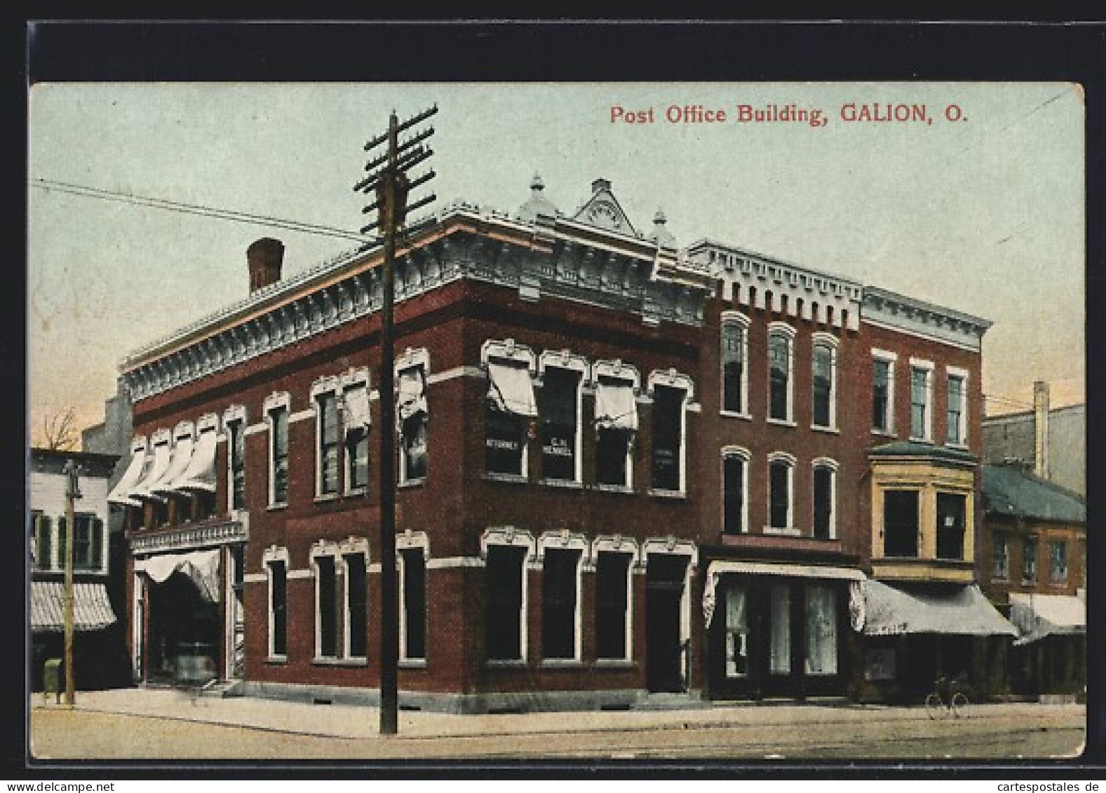 AK Galion, OH, Post Office Building  - Autres & Non Classés
