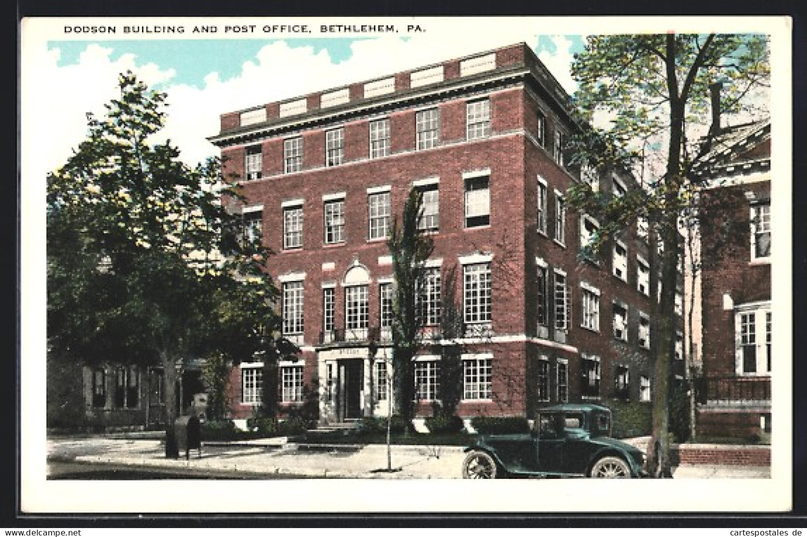 AK Bethlehem, PA, Dodson Building And Post Office  - Sonstige & Ohne Zuordnung