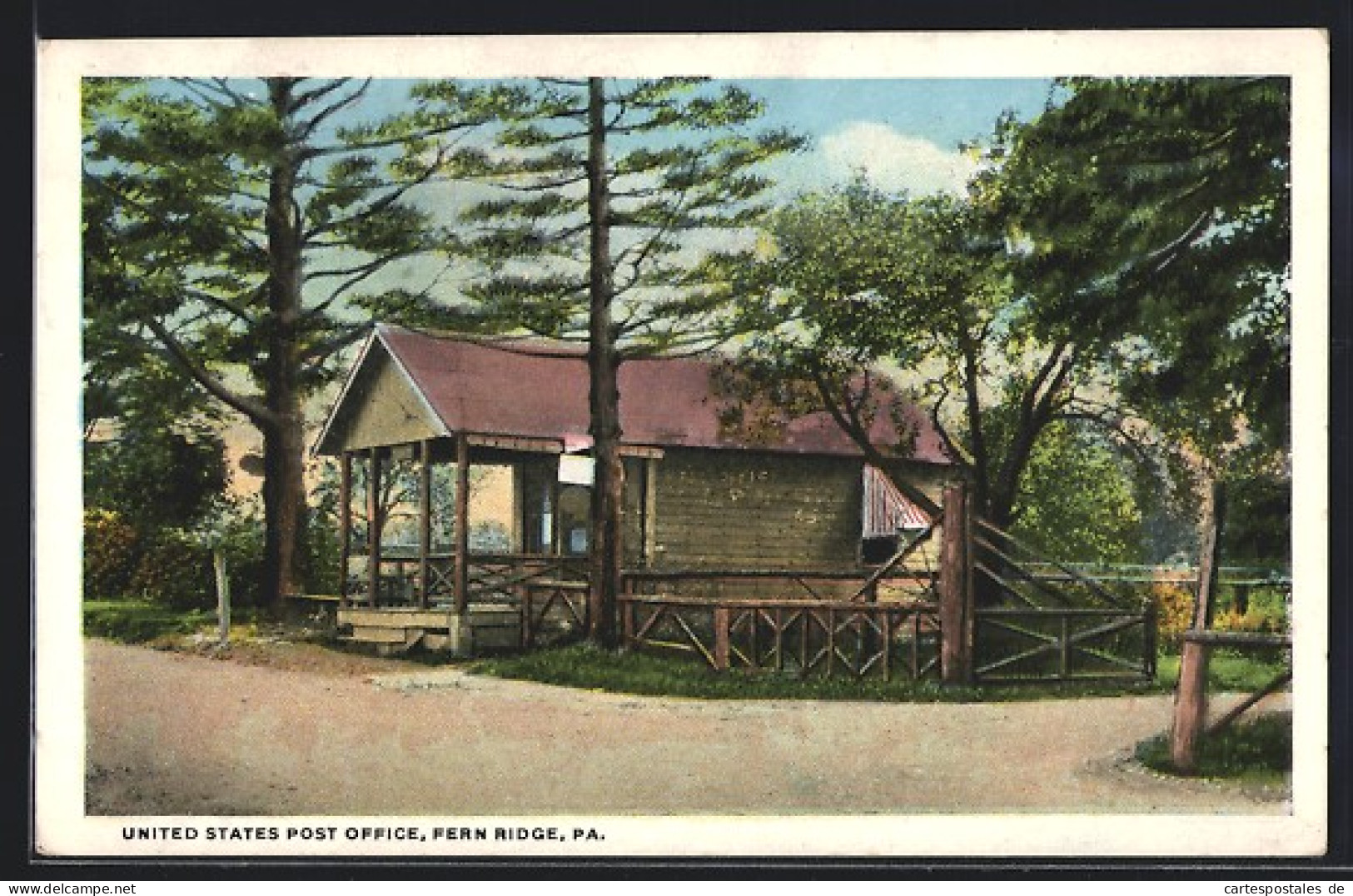 AK Fern Ridge, PA, United States Post Office  - Autres & Non Classés