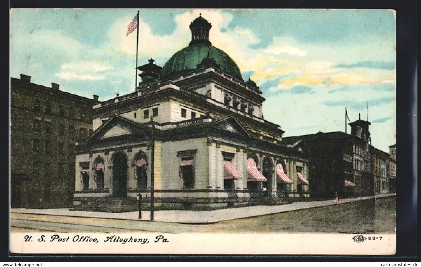 AK Allegheny, PA, U. S. Post Office  - Autres & Non Classés