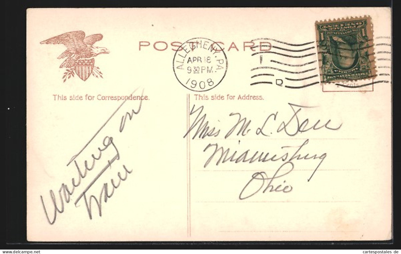 AK Allegheny, PA, U. S. Post Office  - Autres & Non Classés
