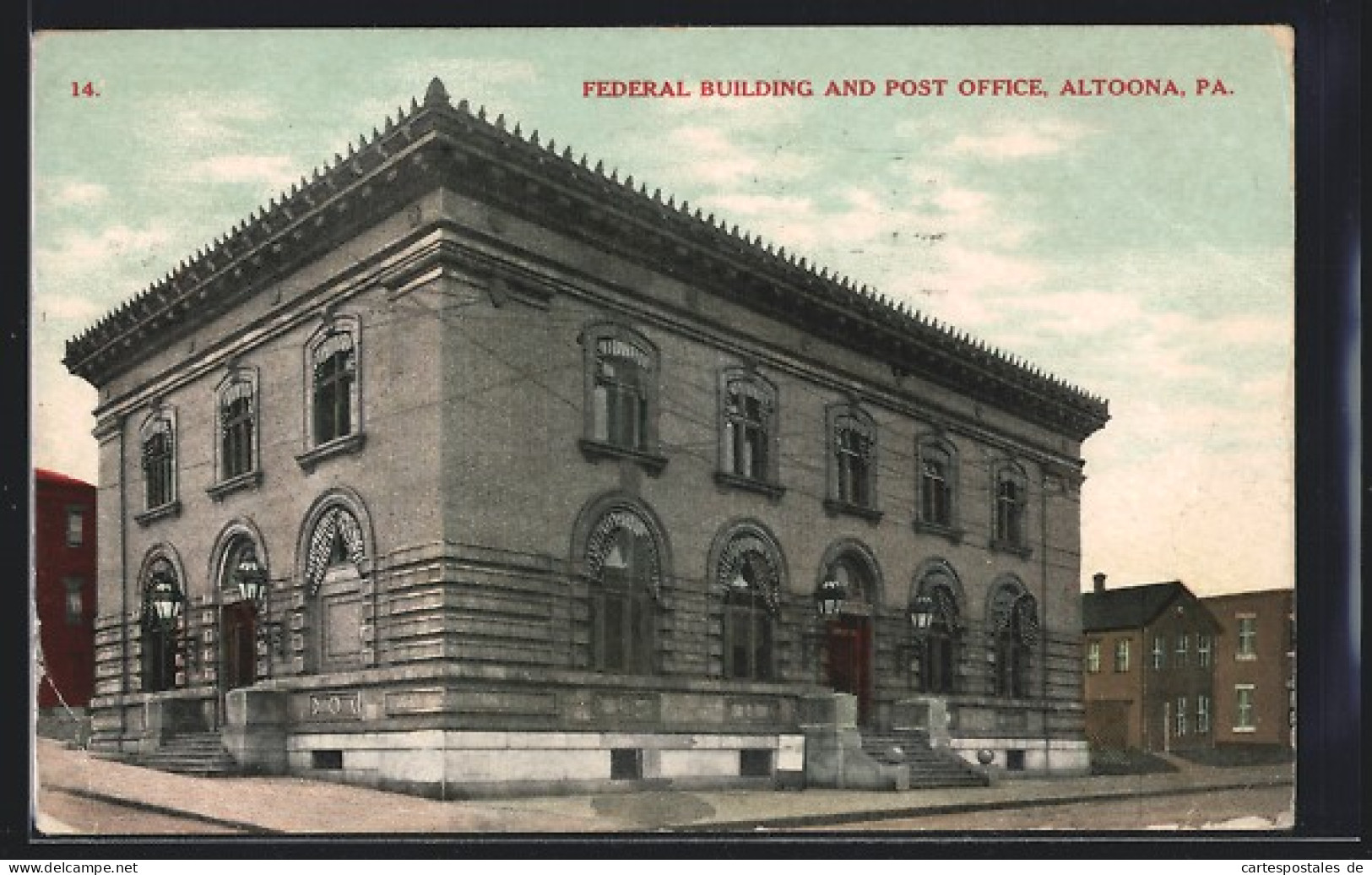 AK Altoona, PA, Federal Building And Post Office  - Autres & Non Classés