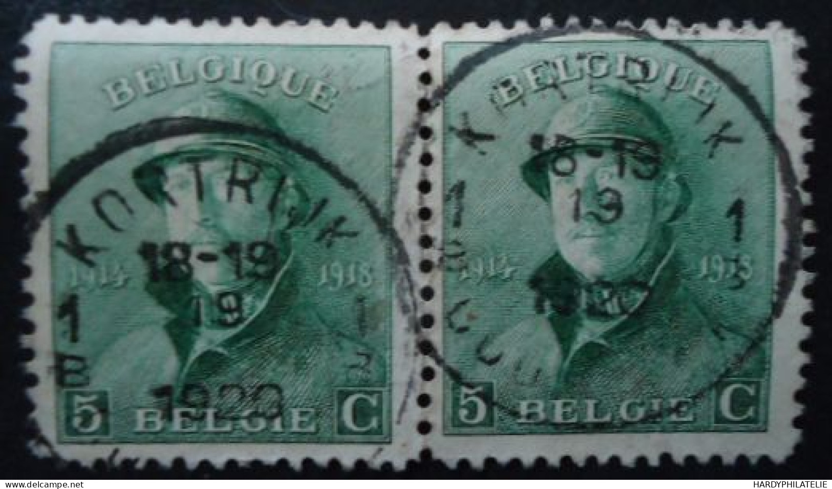 BELGIQUE N°167 Oblitéré - 1919-1920 Roi Casqué